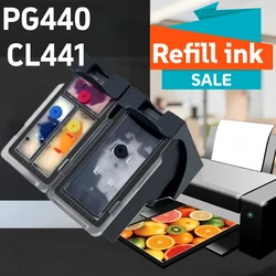 RU Refill Ink Cartridge PG440 CL441 Compatible for Canon Pixma MX524 MX454 MX374 MX434 MX450 MG3240 TS5140 MG3140 MG2245 TS5100