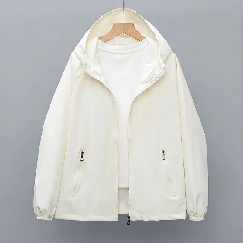 2026 Spring and Autumn Women's Thin Fashion New Style Assault Jacket Female Short Casual Korean Jacket Top Hooded Loose Jacket
