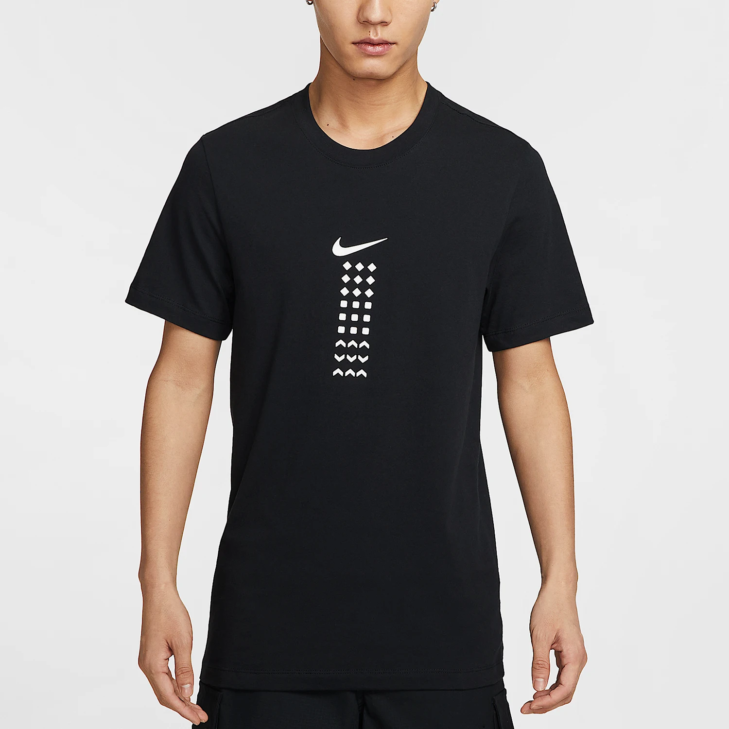 Nike genuine Sportswear Mens Knit Breathable Wearable Short Sleeve HQ9247-010