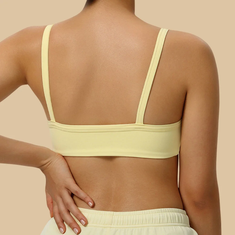 

Yoga Brars Women Breathable With Chest Pad Shockproof Fitness Tops Push Up Crop Top Brassiere Gym Workout Vest Sports Underwea