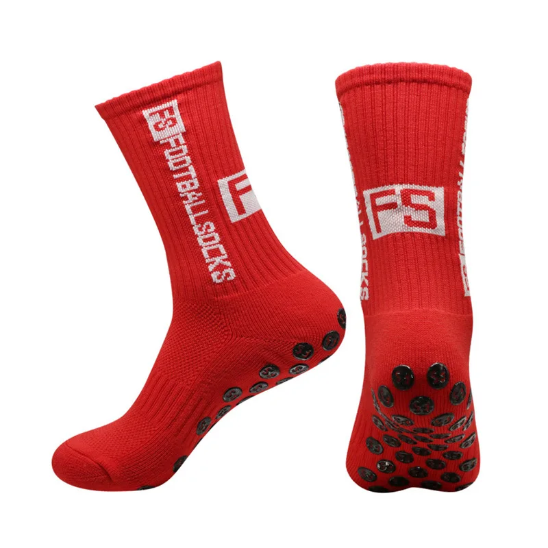 Dreamlikelin 1 Pair High Quality Wear-Resistant Football Socks Soft Breathable Thick Sports Socks Adhesive Anti Slip Sweat Absor view 5
