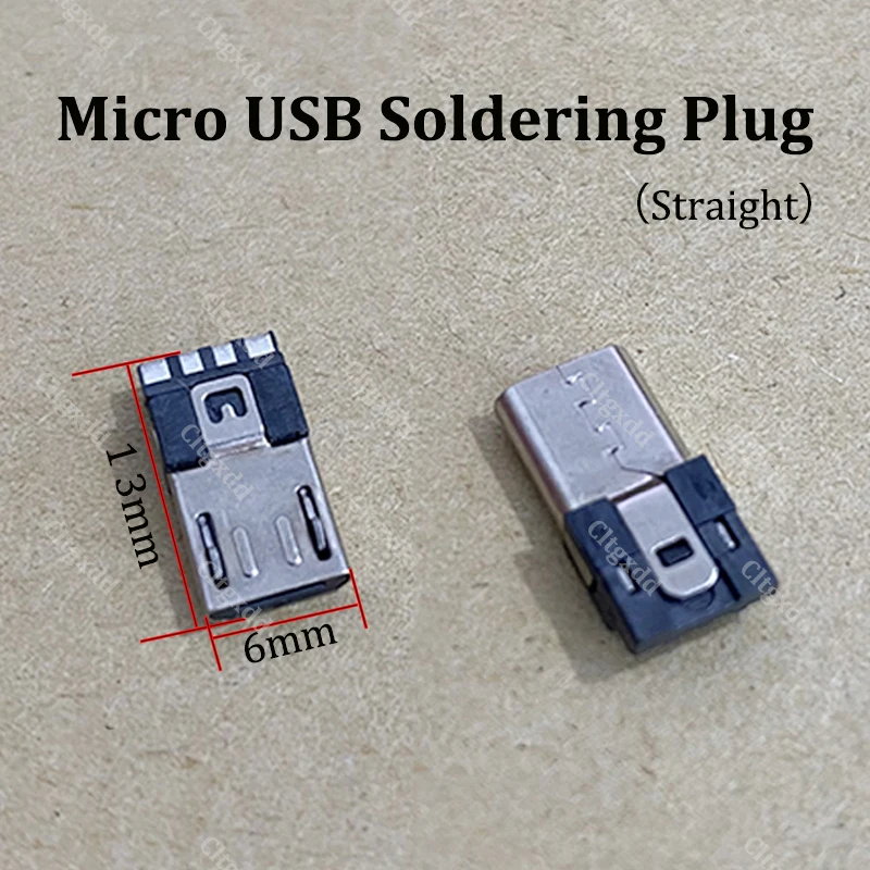 1 Stück USB 2.0 Stecker DIY Lötstecker Gerade/L-Typ Winkel Typ C Micro Stecker-Buchse-Adapter für Auto-DVR-Dashcam Daten- und Stromversorgung – Detail 13