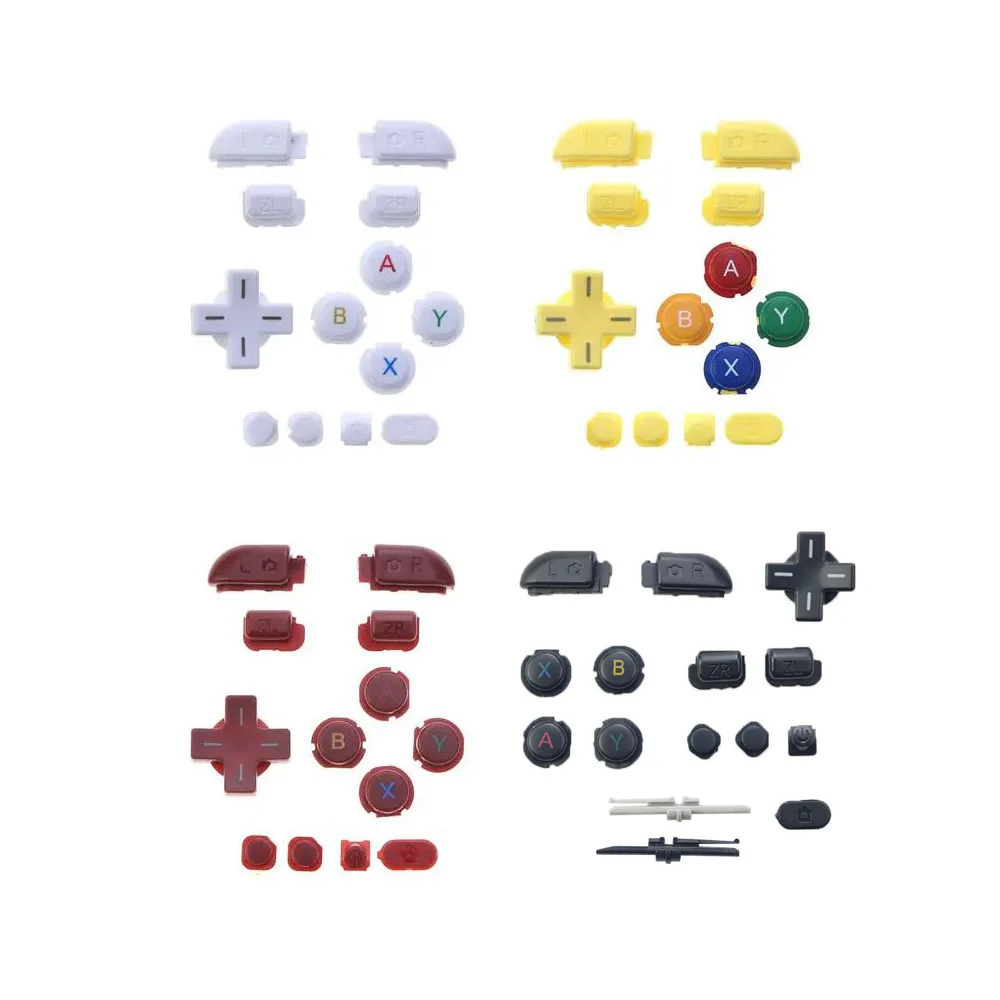 

YuXi Replacement For New 3DS XL LL Full Buttons ABXY L R ZL ZR D-pad Home Power Button For New 3DSXL New 3DSLL Console