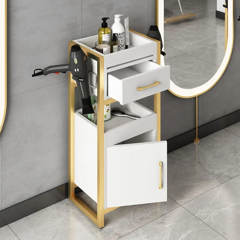 Creative Space Saving Portable Trolley Storage Salon Trolley Minimalist Salon Furniture For Beauty Salon Salon Furniture