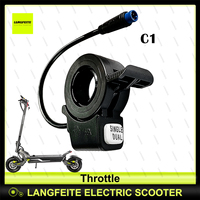 Langfeite C1 Throttle Plastic Finger Throttle Electric scooter 60V Right Thumb Throttle C1 Model accelerator