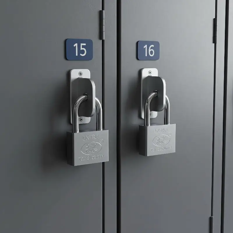 Heavy Duty Premium Iron Lock Anti Theft Easy to Operate Safety Lock for Home Door Office Gate Indoor Protection