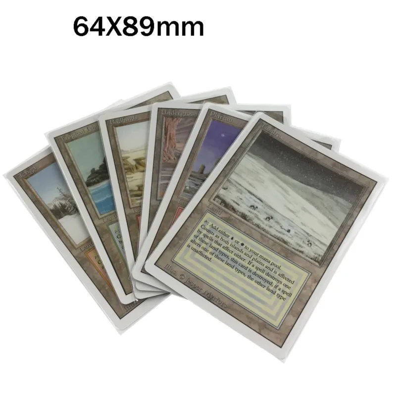 Z50 100pcs AEGIS GUARDIAN Perfect Fit Sleeve - Mtg Pokemon Card Protector Clear Inner Sleeves PhotoCard Case: 60x90mm