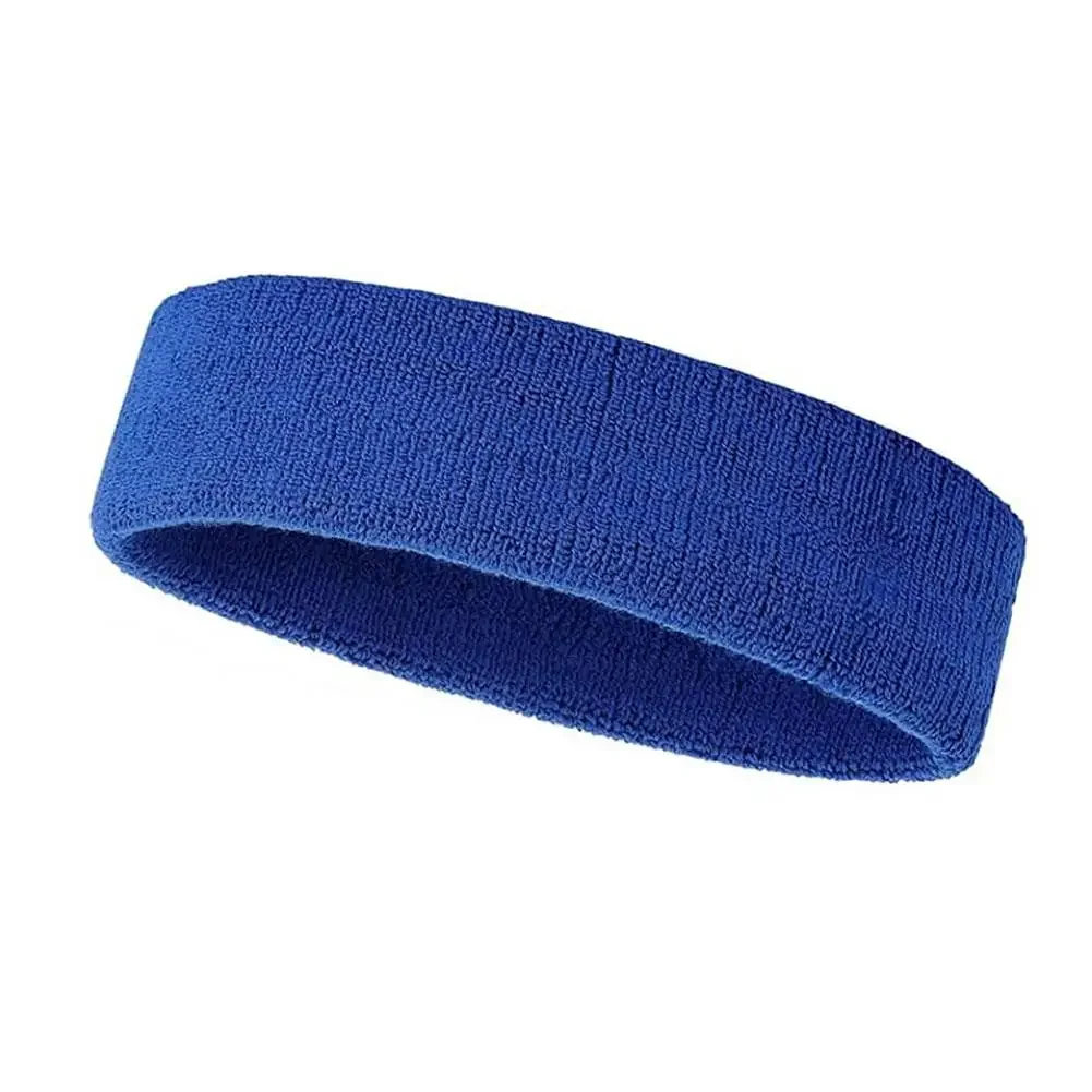 Sports Headband Running Fitness Sweatband Elastic Absorbent Head Gym Tennis Jog Band Yoga Sweat Men Women Hair Cycling H6I8