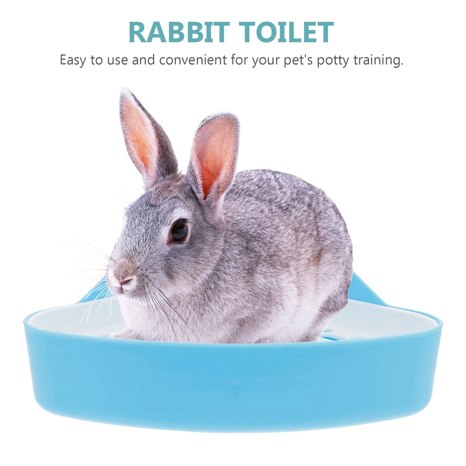 

Small Toilet For Rabbit Guinea Pig Hamster Bunny Rat Chinchilla Pet Potty Training Corner Toilet Tray Litter Box Pet Supply