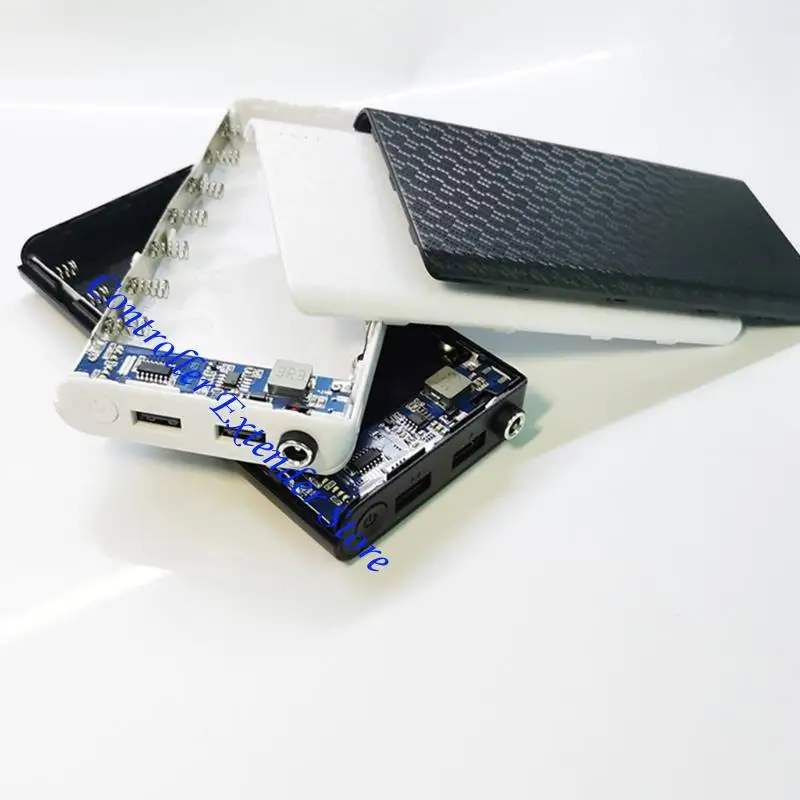 N84B 7x18650 Аккумулятор для корпуса для вывода 9 В/12 В двойной USB -банк USB для она