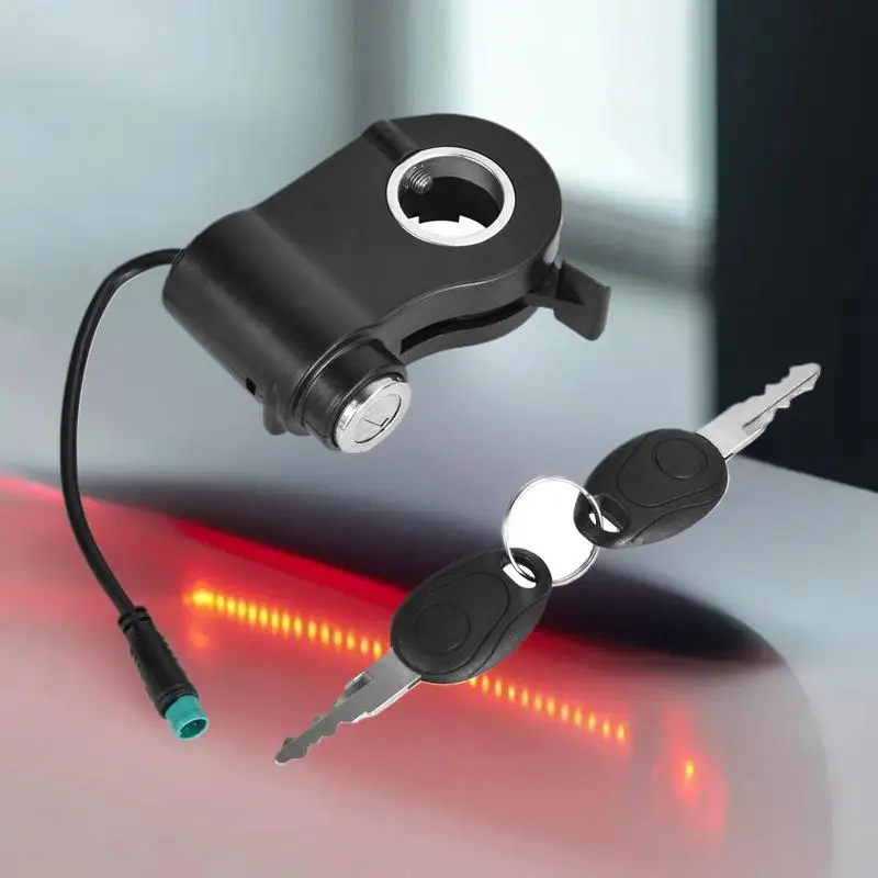 قرص التحكم في سرعة السكوتر الكهربائي مع قفل مفتاح وزر 5 سنون لـ Kukirin G2 Max/G2 Pro