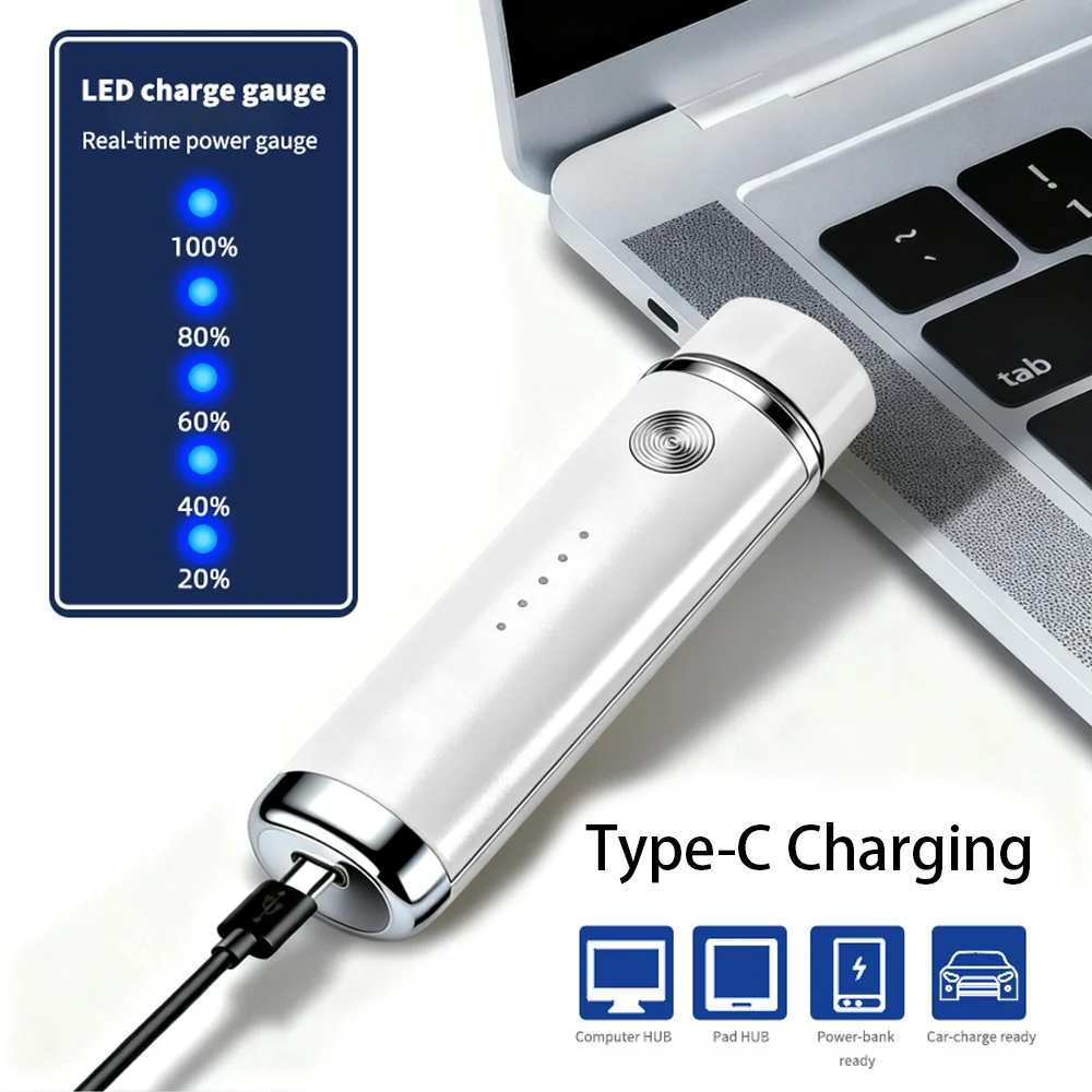Mini Electric Shaver for Men Portable Electric Razor Beard Knife USB Charging Men's Shavers Face Body Razor