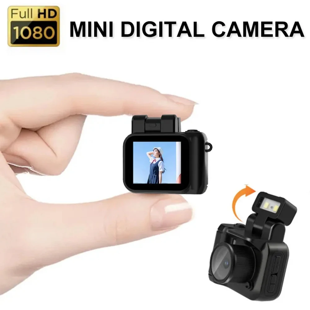 Mini Monoreflexes Style Camera Cmos With Flash Lamp And Battery Dock Portable Video Recorder Dv 1080p With Lcd Screen New