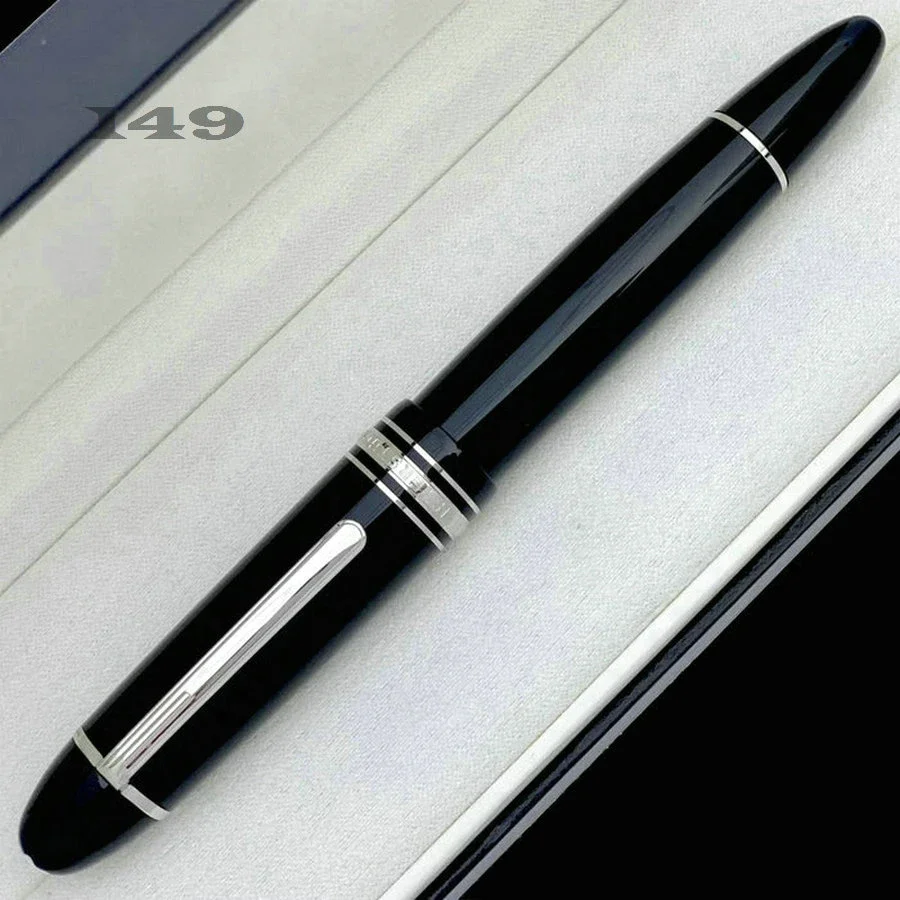 Top Quality Luxury Msk-163/162/149 Black Silver/gold  Clip Metal Rollerball MB Monte Pen Stationery Office School Writing Ink