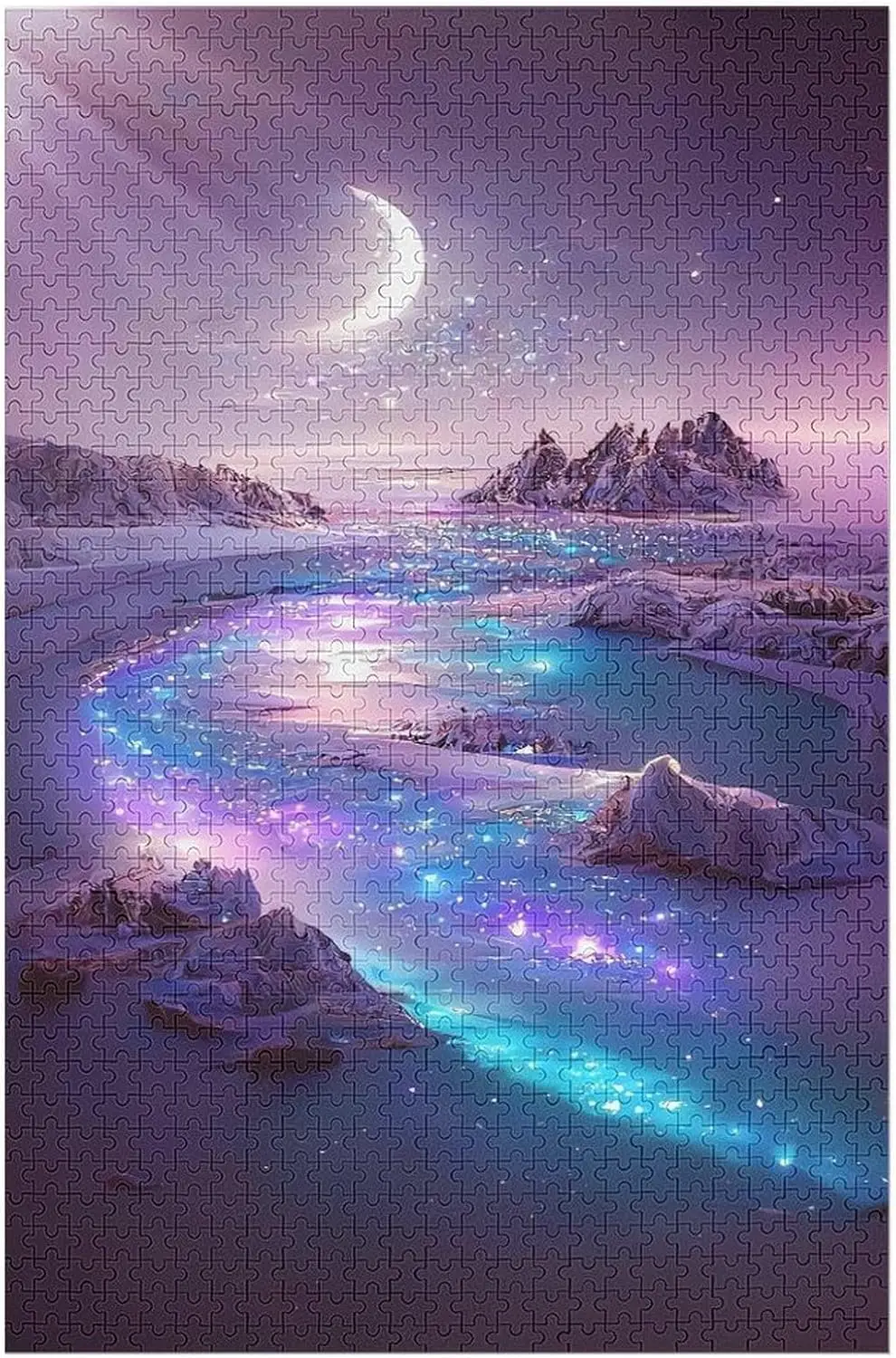 

Sparkling Lake Jigsaw Wooden Puzzle Vibrant Colors Detailed Design Perfect Gift for Beginners Puzzle Collectors Holiday DIY Toy