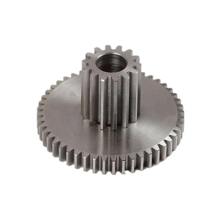 Forgeage d'engrenage éperon hexagonal en acier haute performance, outils mécaniques