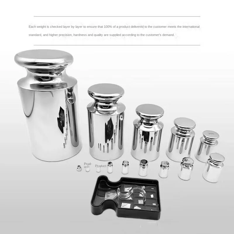 Cheap1Mg-200G 23 Buah Set Kit Berat Kalibrasi Timbangan Digital Baja Tahan Akurasi Tinggi Skala Kirschner Kelas Laborat