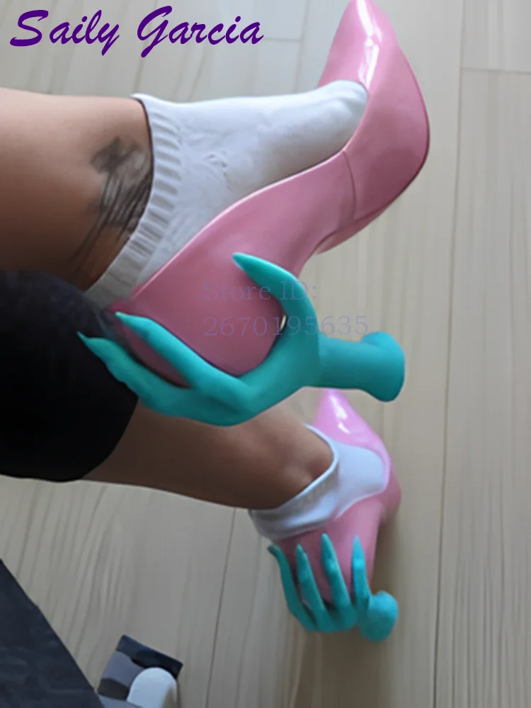 Scary Hand Back Heel Pumps Pin - Women'S Shoes Hands Free review and price