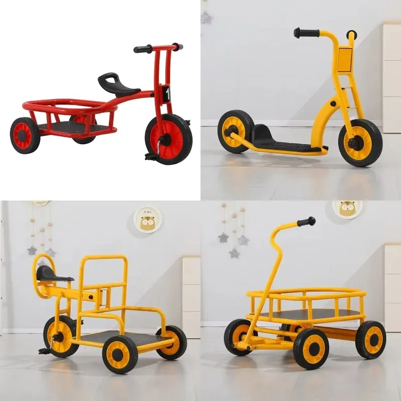 Kindergarten double bicycle high quality children's minivan outdoor children aged 2-6 tricycle