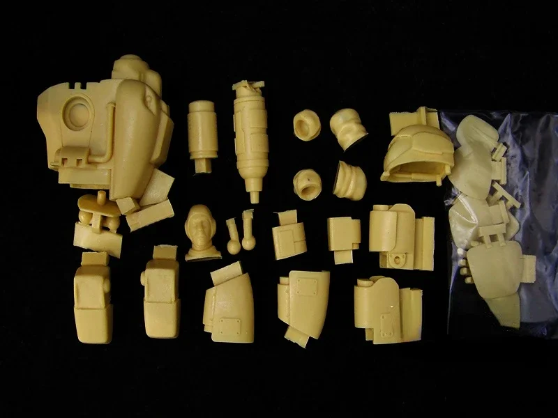 1/20 Die-cast Resin Diagram Model Assembly Kit Armed Mecha Mecha Model Unpainted (no Etching)