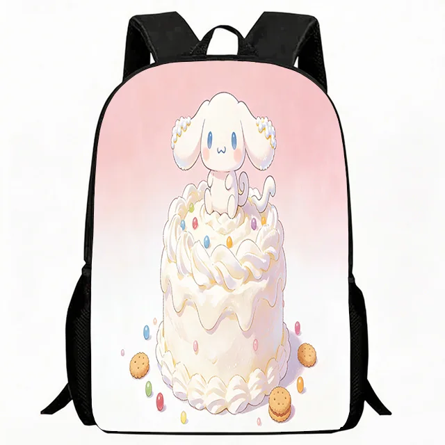 

Kids Bag Cute Puppy Birthday Cake Print Children Backpack, Sweet Dessert Theme Cartoon Design School Bag, Lightweight Durable Bo