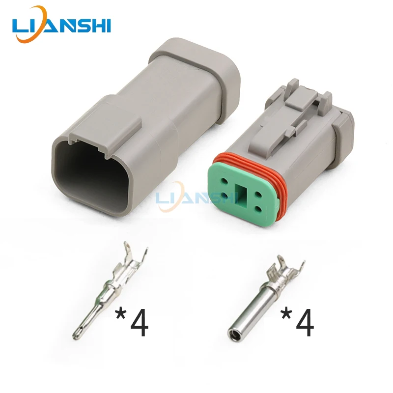 4 Pin DT04-4P-CE01 DT06-4S-CE01 Waterproof Automotive Male Female Connector Plug For Excavator Throttle Wiring Harness Kits