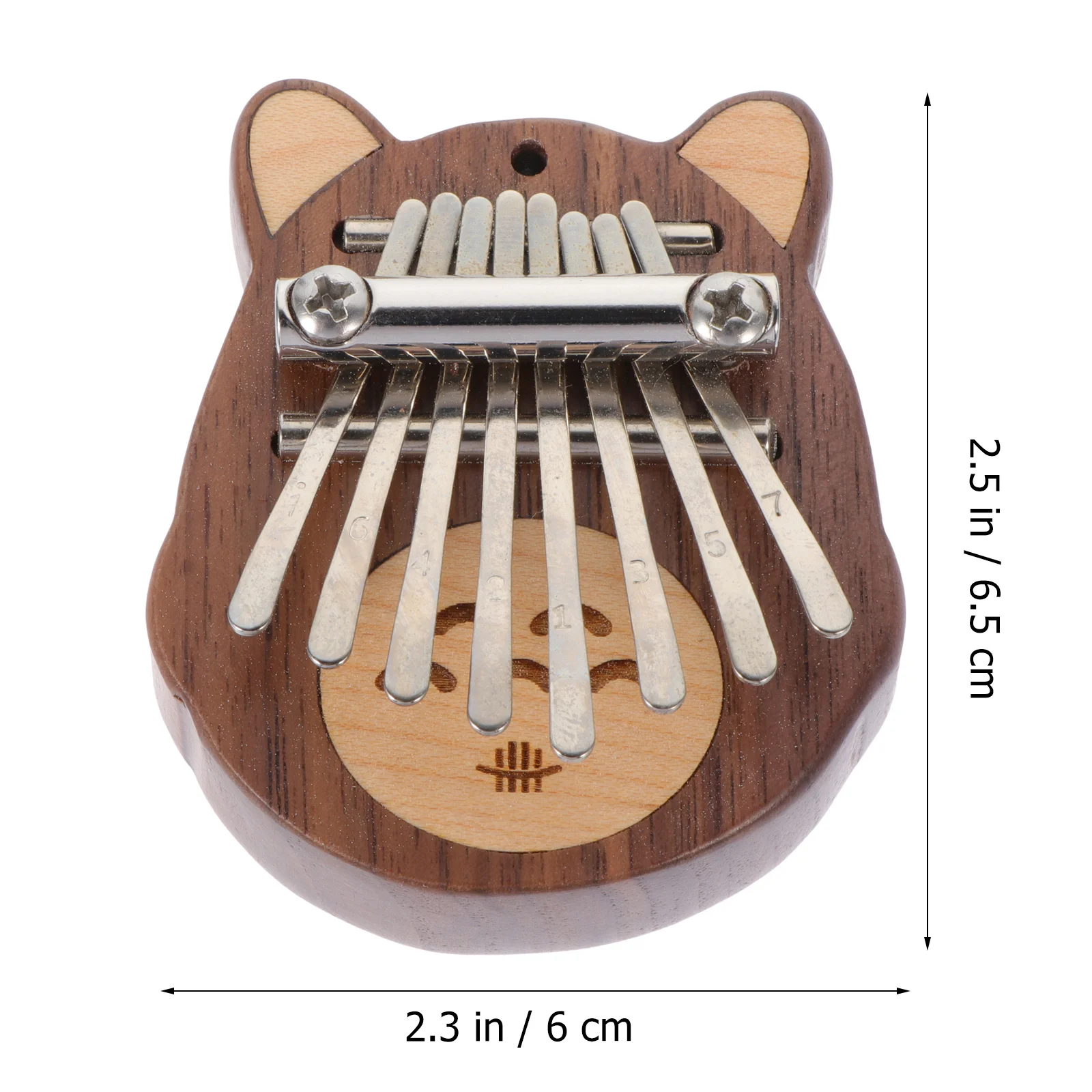 

8-Tone Kalimba Finger Piano Durable Wooden Portable Thumb Piano For Beginners Smooth Resonant Music Instrument Home Use