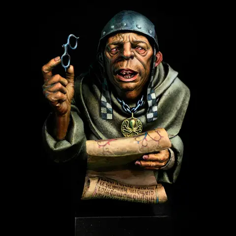 Resin Model figure Bust, 1/12 Priest of the Unspeakable, GK, historical themes, Unassembled and unpainted kit