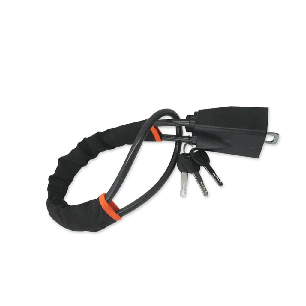 

Steering Wheel Lock Portable Auto Anti-Theft Devices Security Universal Steel Cable Safety Snap Buckle with Keys