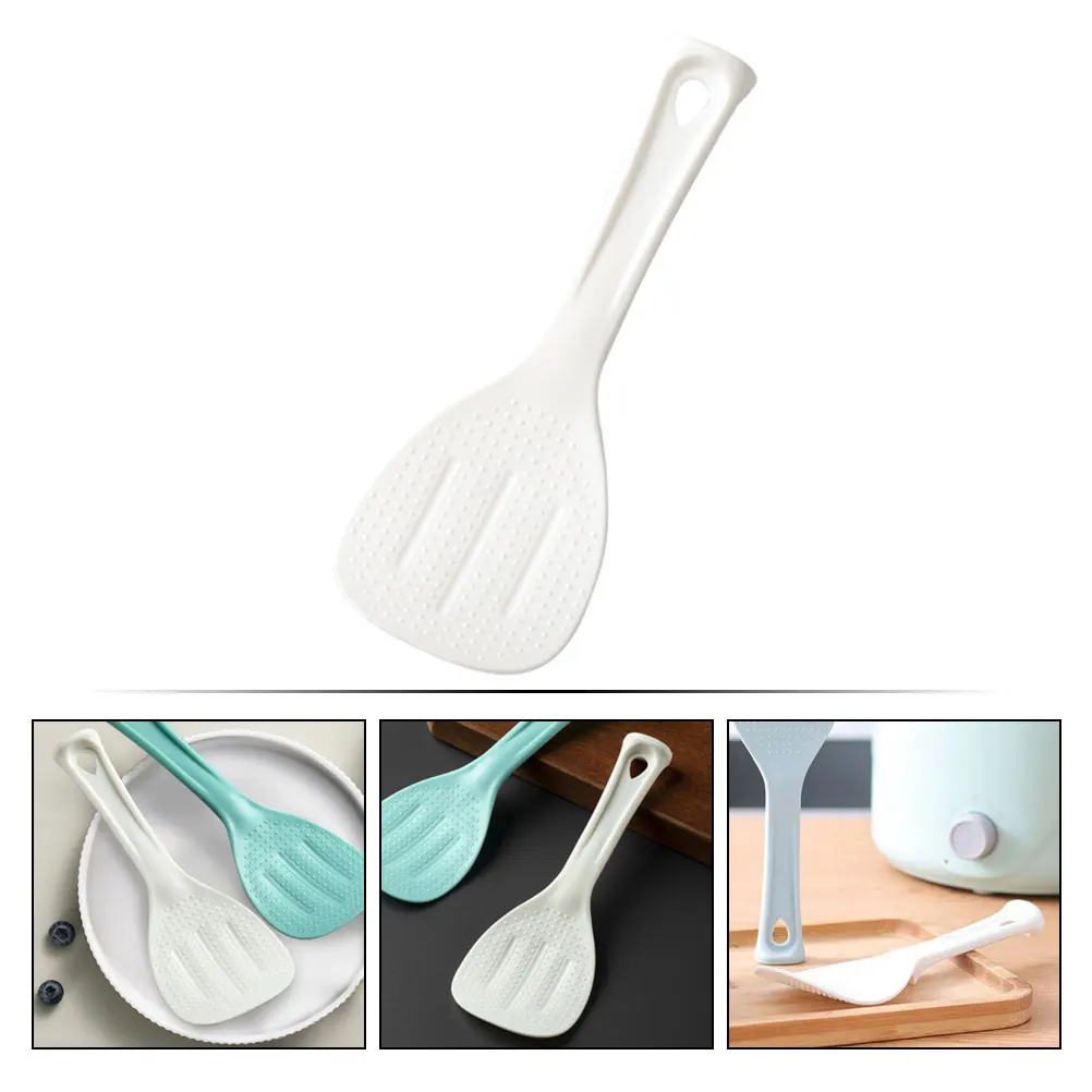 

Large Rice Spoon Non-Stick Handle Reusable Porridge Scoop Home Restaurant Kitchen Scooper Compact Paddle Spatula Easy