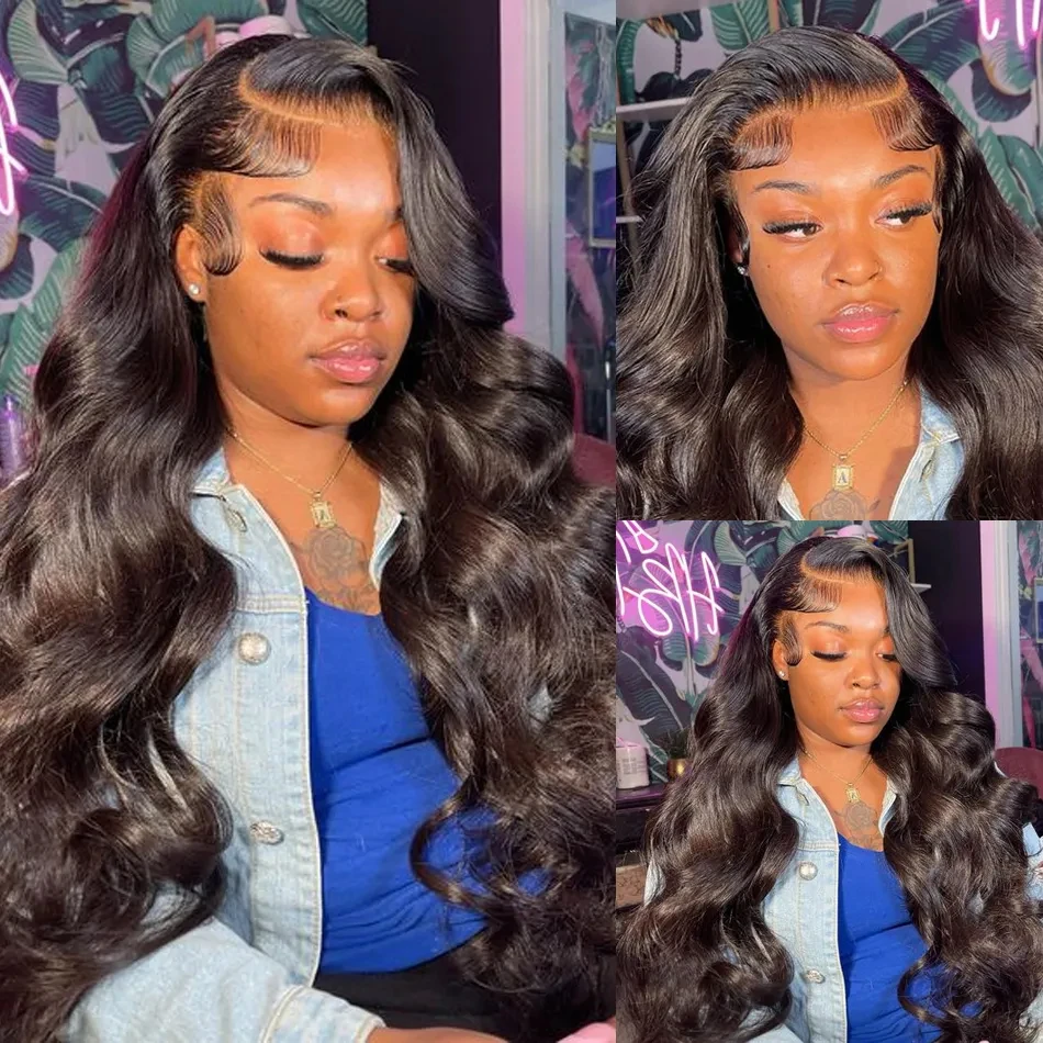 Body Wave Lace Front Human Hair Wig On Sale Clearance Pre Plucked With Baby Hair 13x6 Frontal Wig Human Hair Ready To Wear