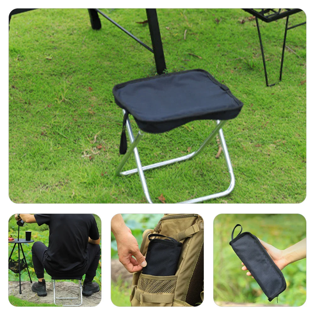 Portable Folding Camping Stool Lightweight Foldable Chair for Fishing Outdoor Picnic Compact Small Foldable Bench