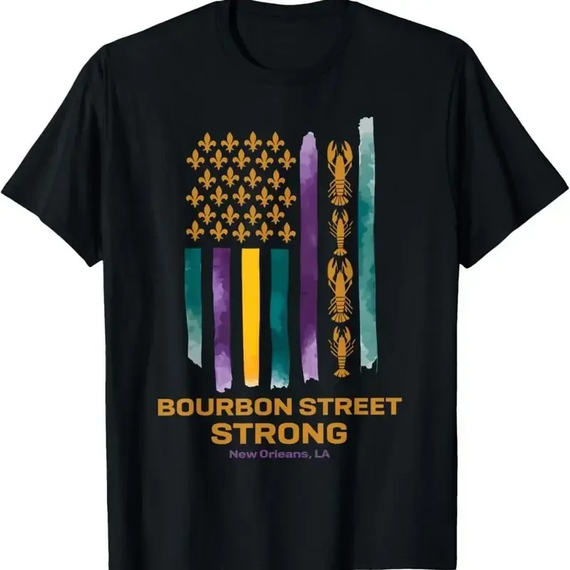 New Orleans Strong 2025 Bourbon Street Unisex T Shirt