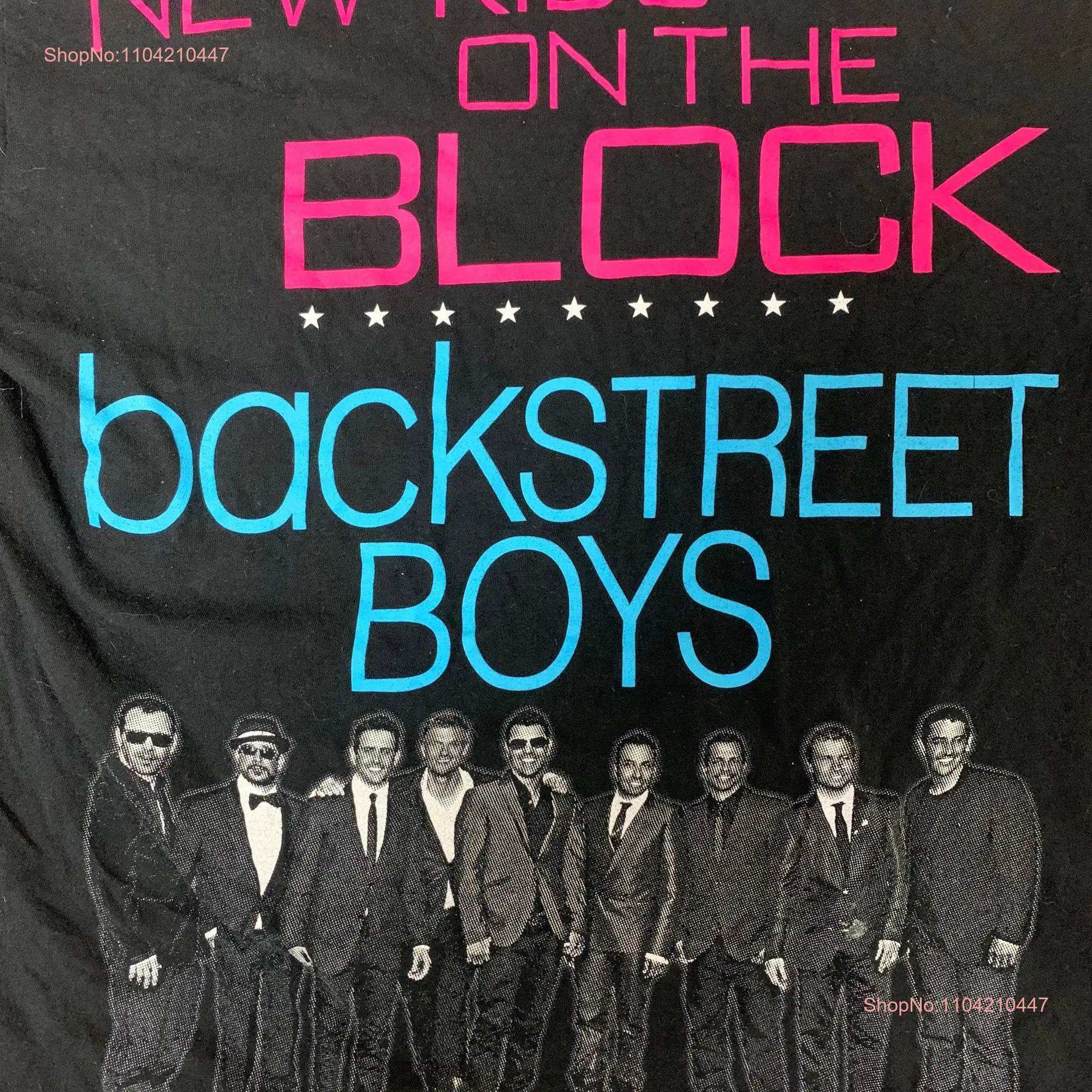 Gently Used New kids on the block Backstreet Boys 2011 Once in a lifetime tour T Shirt S M long or short sleeves