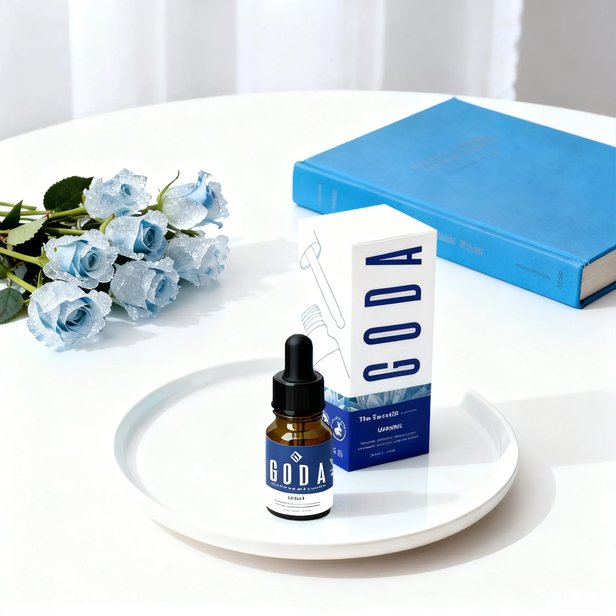 Perfumy z olejkami eterycznymi GODA (15 ml/0,5 oz) to cicha kośćka dla mężczyzn i kobiet! Ekstrakcja Esencji Uspokajającej