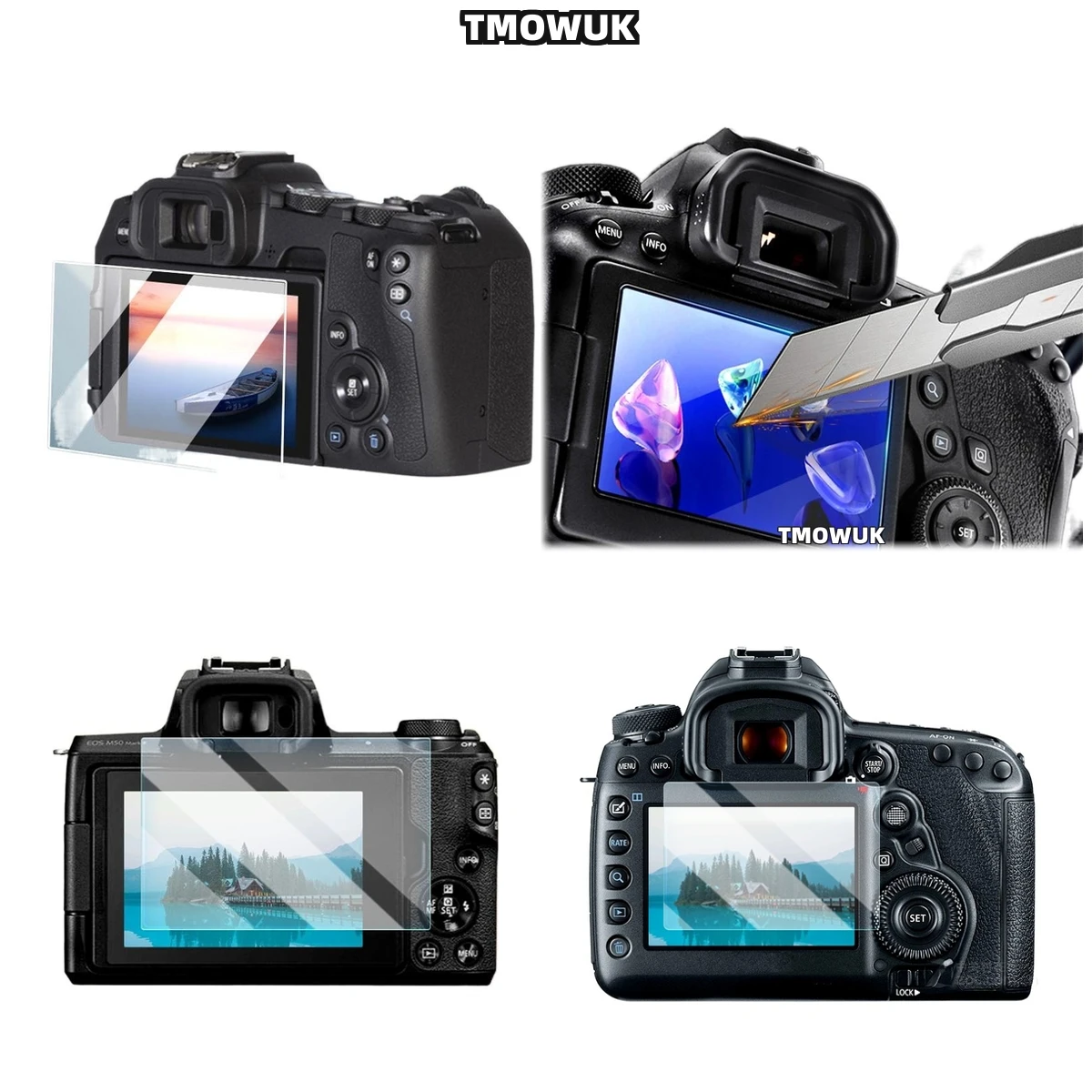 

For Canon R6 R7, High-Definition Screen Protector, Scratch-Resistant 9H Glass.