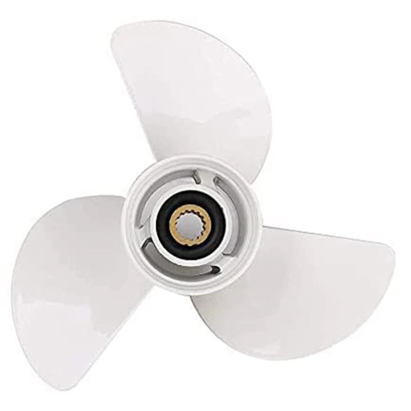 6E5-45945-01-EL Marine Propeller Upgrade Aluminum 13 1/4 x 17 Pitch for Yamaha 60HP 70HP 75HP 80HP 85HP Outboard Engine