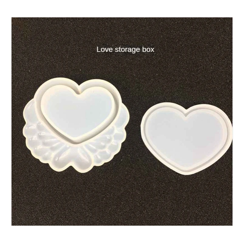 4PCS Resin Molds Storage Box Mold For Flowers Preservation Kit, For Beginner Resin