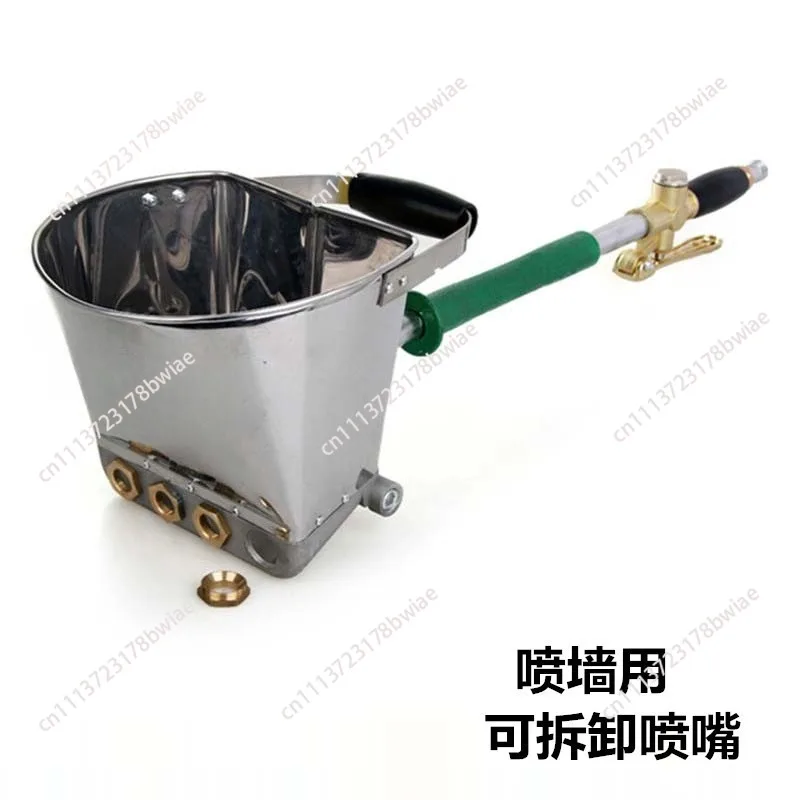 New generation pneumatic spray gun - multi-functional spraying tool for exterior wall coating application