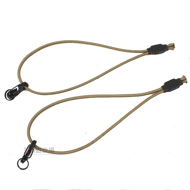 1 Pair Tactical Team Wendy Helmet Night Vision Goggles Hanging Rope Fixed Elastic Rope Anti Loss Rope Metal Ring