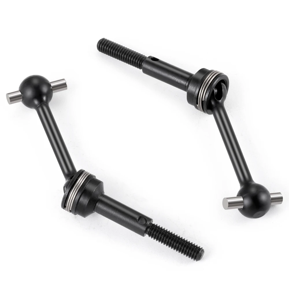 AXSPEED 2Pcs Steel Front Rear CVD Shaft for Tamiya TT01 1/10 RC Drift Car Upgrades Parts