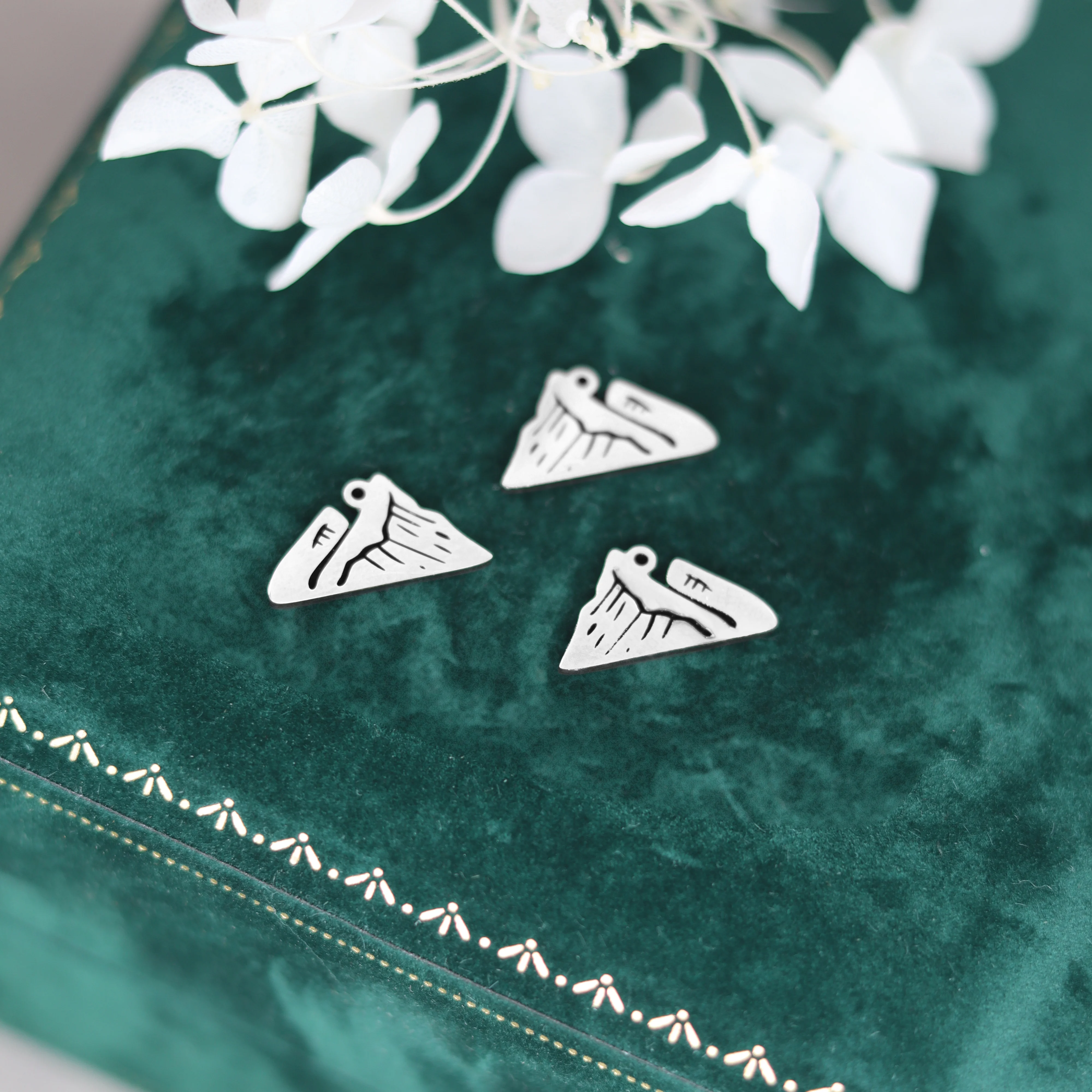 3PCS/LotHiking Adventure Snowy Mountain Pendant Mountain Range Pendant Jewelry Dainty Charm Pendant  for Nature Lover gifts