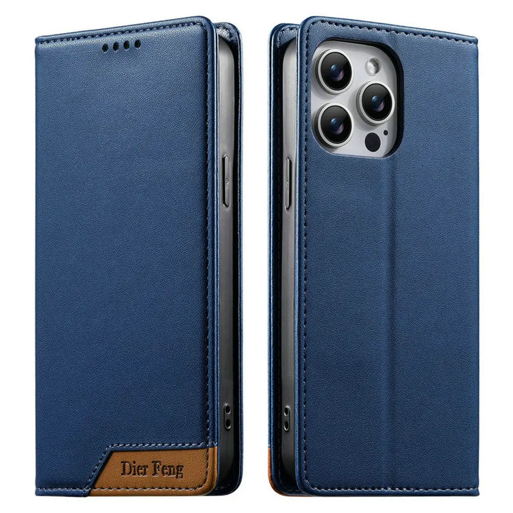 

For iPhone 16E Magnetic Leather Wallet Case RFID Blocking Funda For iPhone 16 15 14 13 12 11 Pro Max Xs Xr 7 8 Plus SE 2022 Etui