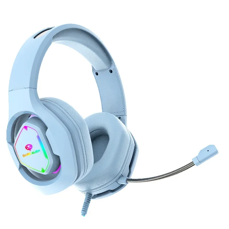 RGB Gaming Headset Wired 7.1 Stereo Channel Headset Bass Earphone Headphone With Mic For Computer Pc Gamer Noise Cancelling