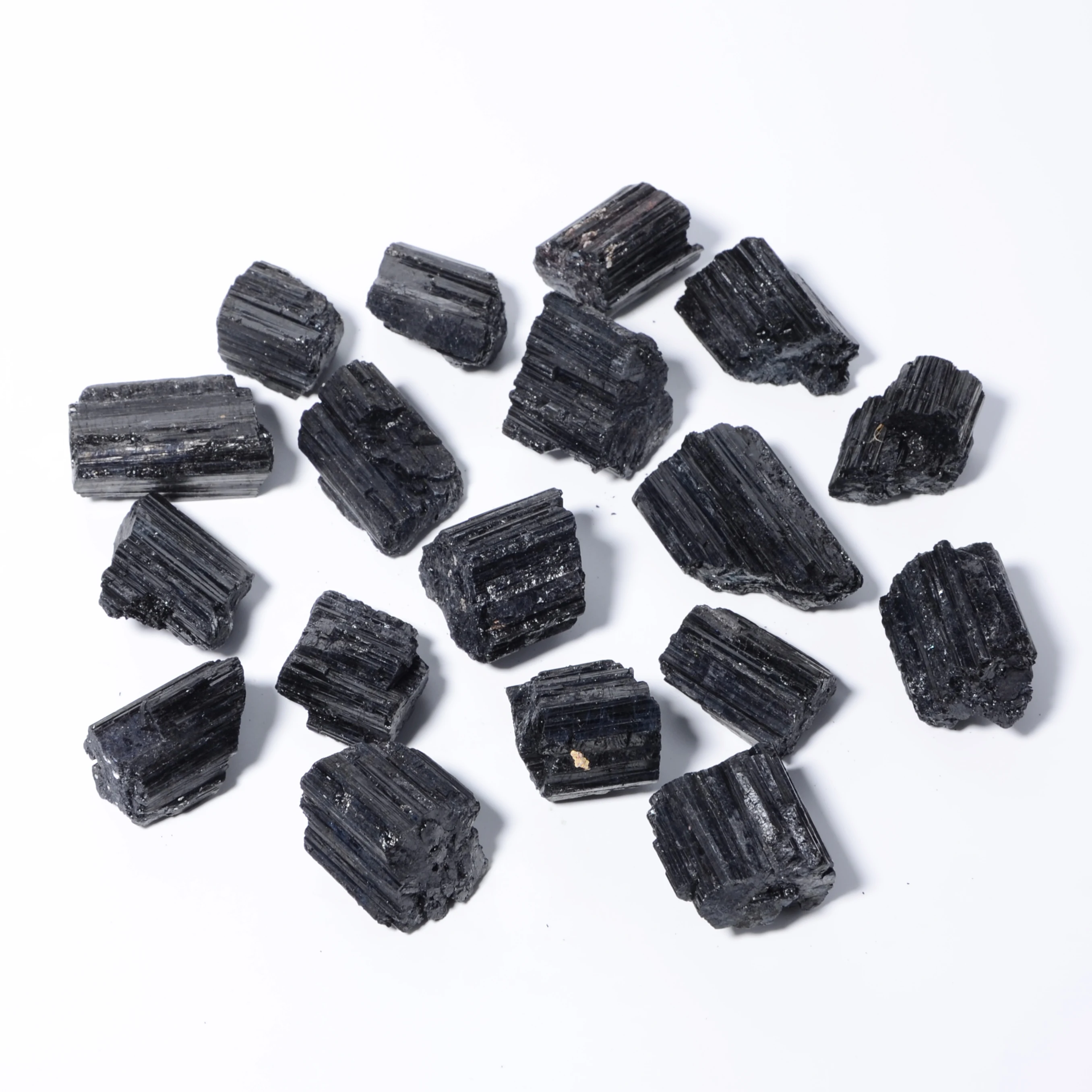 1PC Natural Black Tourmaline Stone Crystal Quartz Reiki Healing Advanced Collection Magnetism Elimination Gift for Mind Body Spi