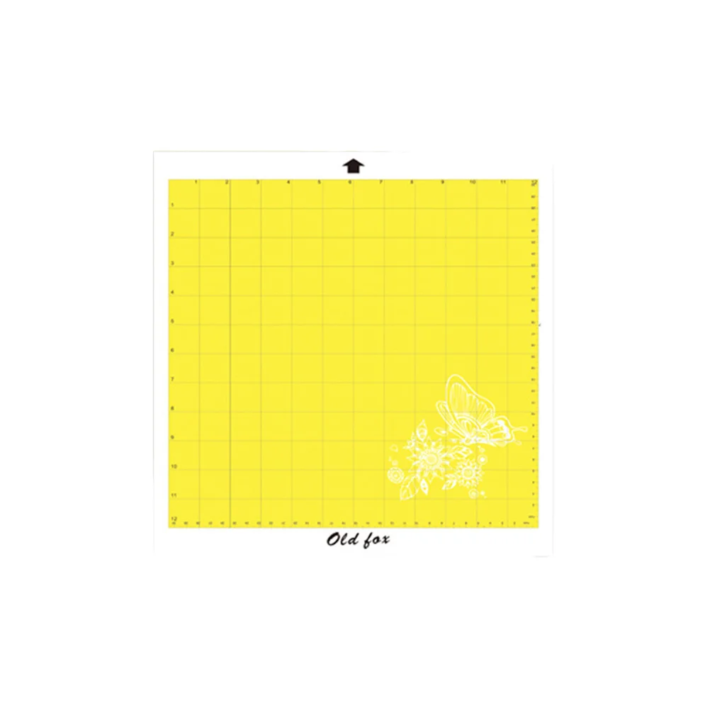 4pcs Cutting Mat Yellow Self-Healing Non-Slip Durable Craft Mat For Making Carving Embossed Geometry Scale Ruler Sewing Tools