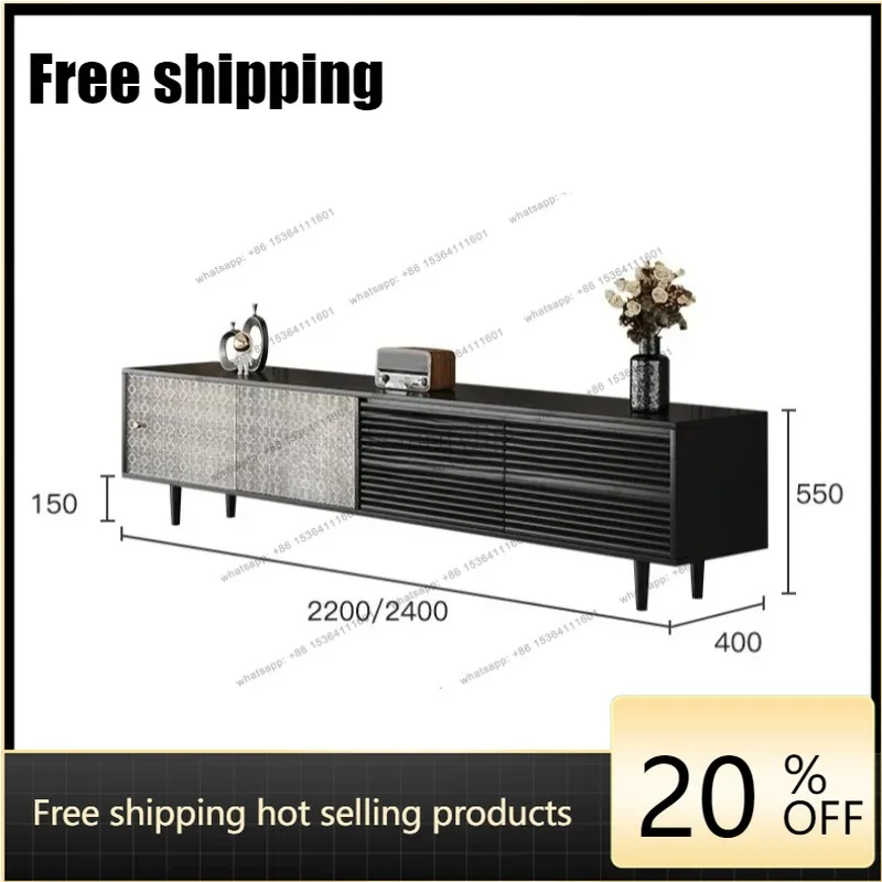 jj5 American retro TV cabinet high sense Internet celebrity coffee table floor cabinet combination home modern 24 medieval