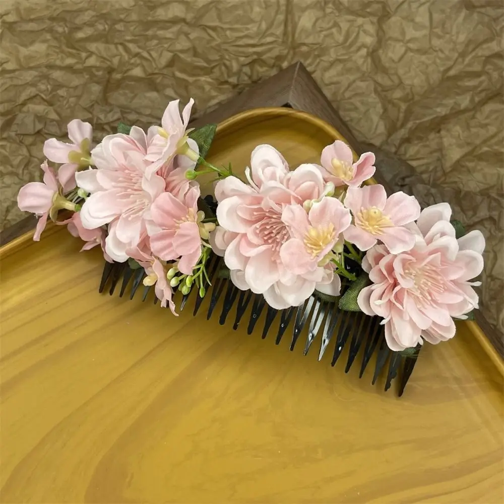 

Flower Flower Hair Comb Thailand Hair Clip Flower Hairpin Korean Style Headwear Barrettes Wedding Bride Accessories