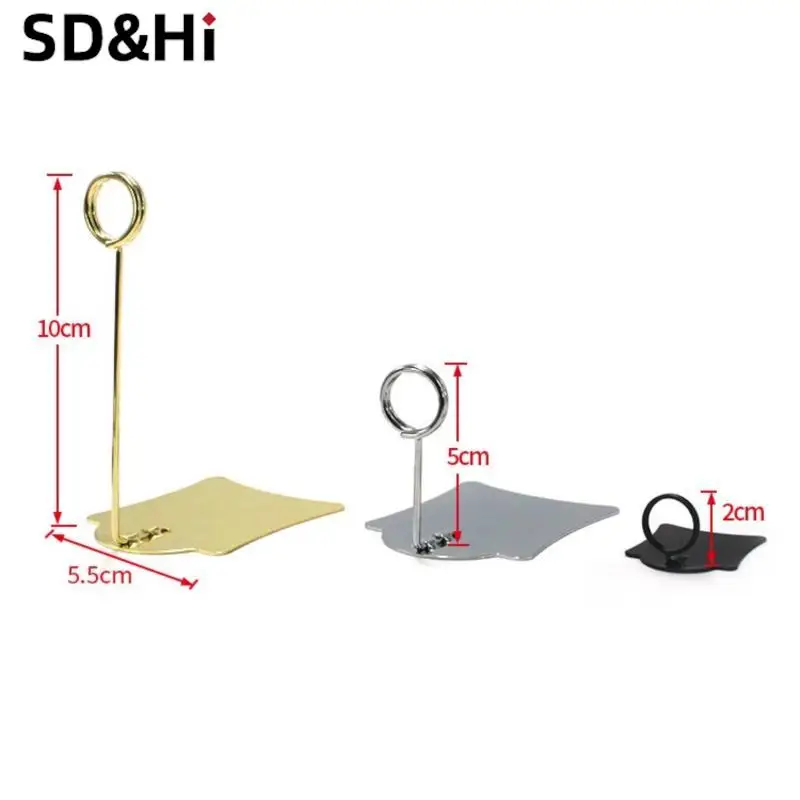 1PC Price Display Sign Metal Label Clip Bread Price Card Bakery Cake Shop Card Clip Display Standing Bread Label Holder