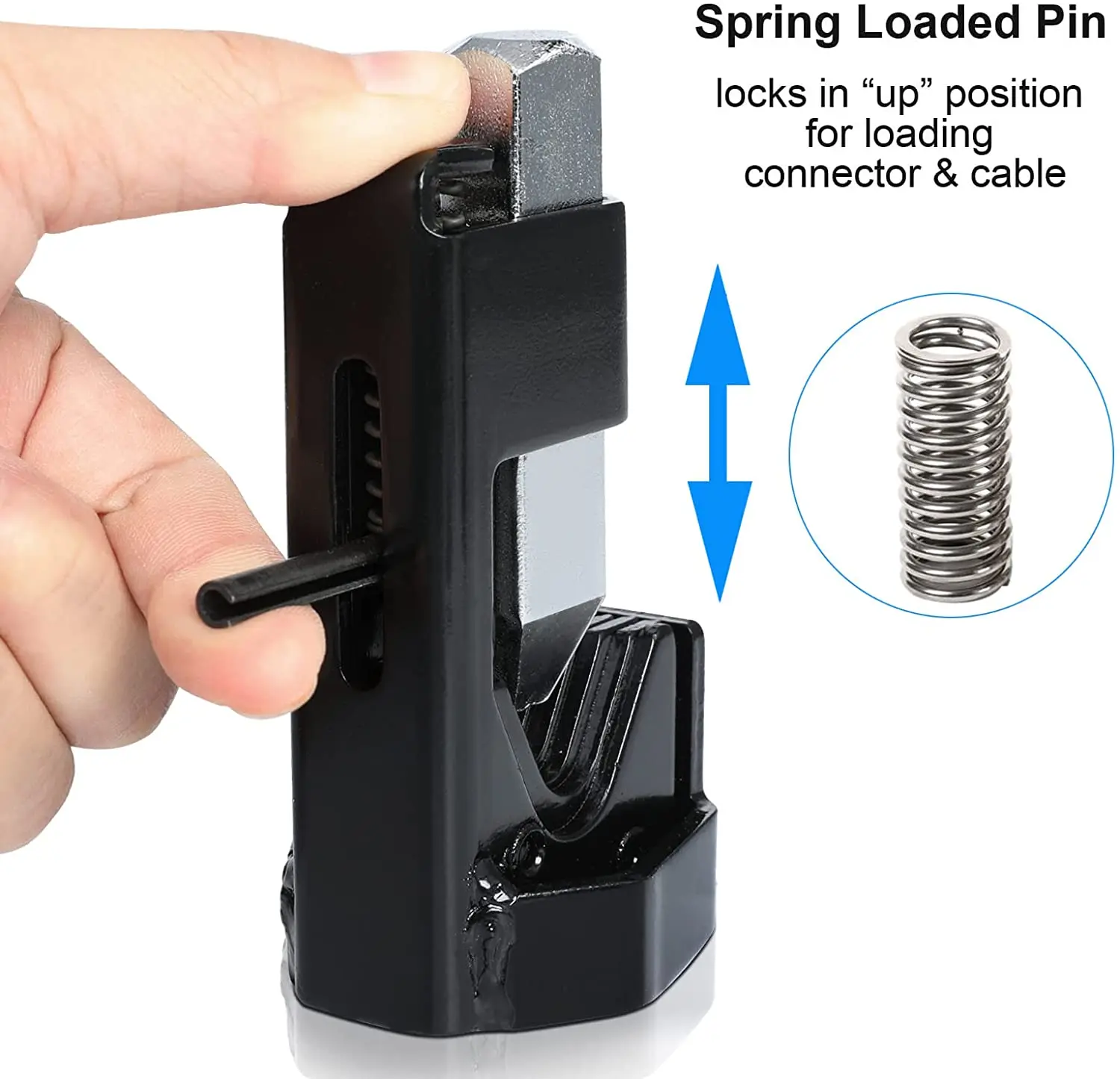 Heavry Duty Wire Lug Crimping Tool For 8AWG - 0000AWG Battery And Welding Cables Crimping Plier